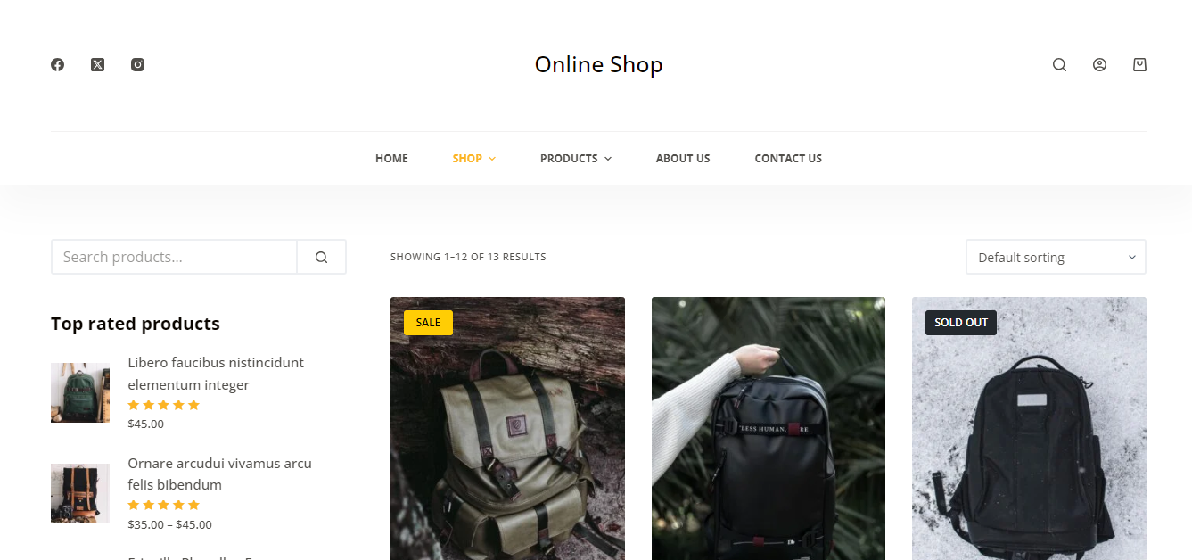 Online Shop